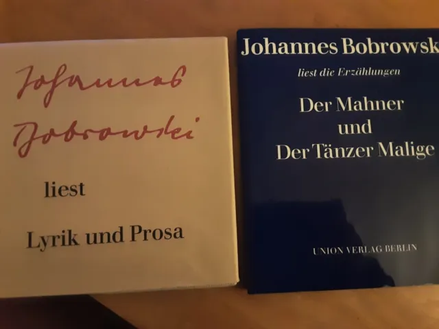 2 x Johannes Bobrowski liest Lyrik und Prosa & Erzählungen.  Berlin, Union Verla