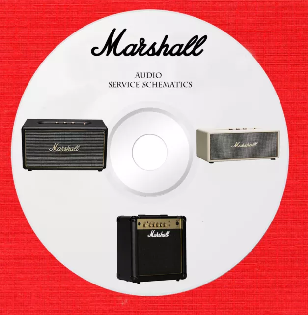 Marshall Audio Repair Service owner manuals on 1 dvd in pdf format