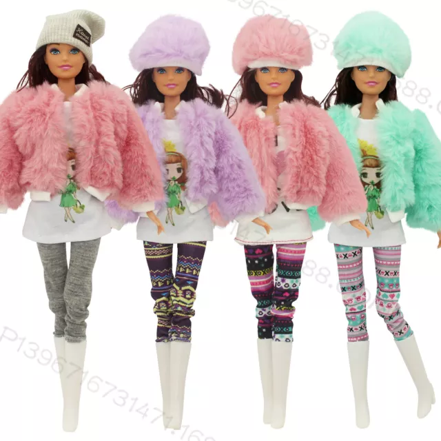 Winter Coat For 11.5" Doll Clothes Fashion Outfits 1/6 Dolls Accessories DIY Toy