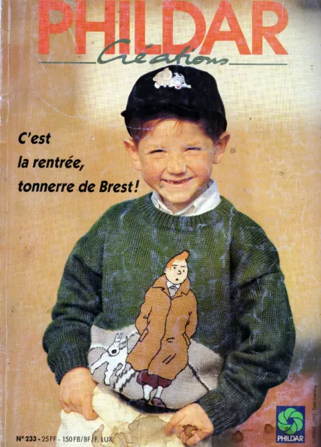 catalogue tricot  enfants  " PHILDAR Créations " N° 233