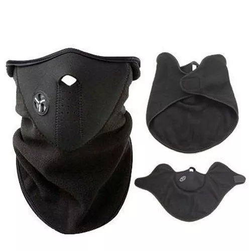 Neoprene Motor Cycle Bike Bicycle Ski Snowboard Fishing Neck Warm Half Face Mask