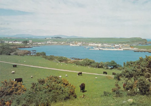 Old Postcard - General View of Isle of Whithorn, Wigtownshire - Unposted 0981