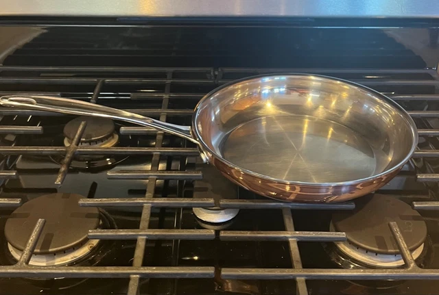 Cuisinart Copper/Stainless Steel Lining 10 Inch Skillet  Ctp22-24T