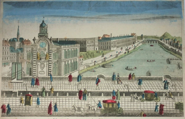 Optical view print ""Wow and perspective of the Samaritaine de Paris"", 1785