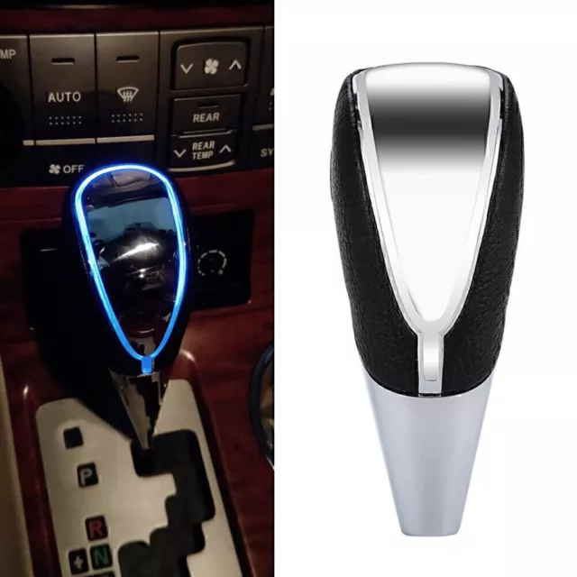 Car Auto Gear Shift Knob White LED Light Color Touch Activated Sensor USB Charge