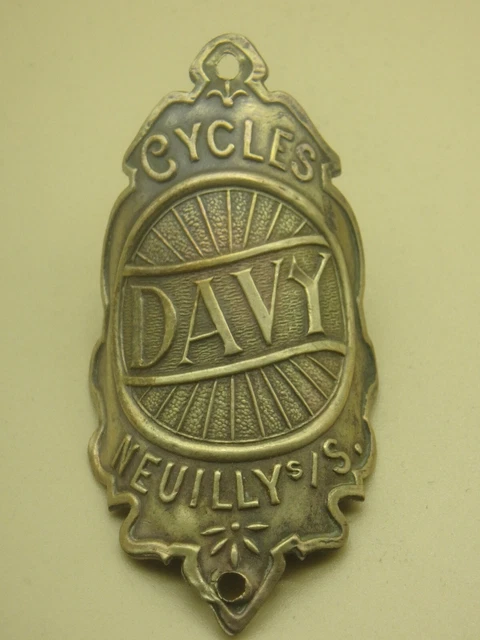 Head Badge Plaque de cadre Vintage Eroica Cycles DAINTY St-Etienne