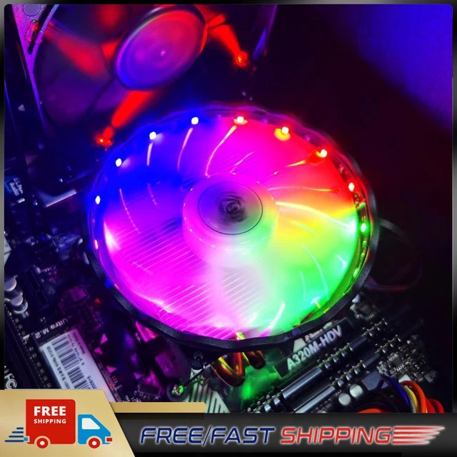 4 HEAT PIPE CPU Cooler PWM 4 Pin PC Radiator Quiet Cooler Fan (RGB) EUR ...