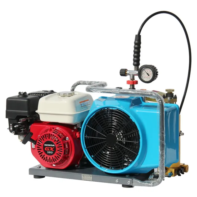 Portable 4.5HP Engine 100L/Min High Pressure Gas-Powered Air Compressor 4500Psi