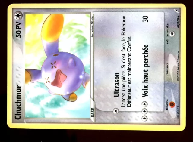 Pokemon Gardiens Cristal Unco N°  69/100 Chuchmur
