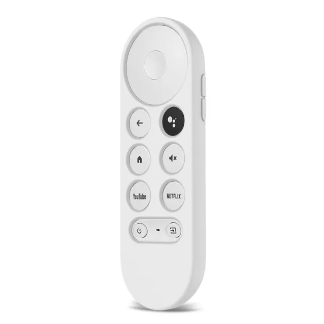 Anti Lost TV Remote Control Cover for Google TV/Google Chromecast 2020 (White)