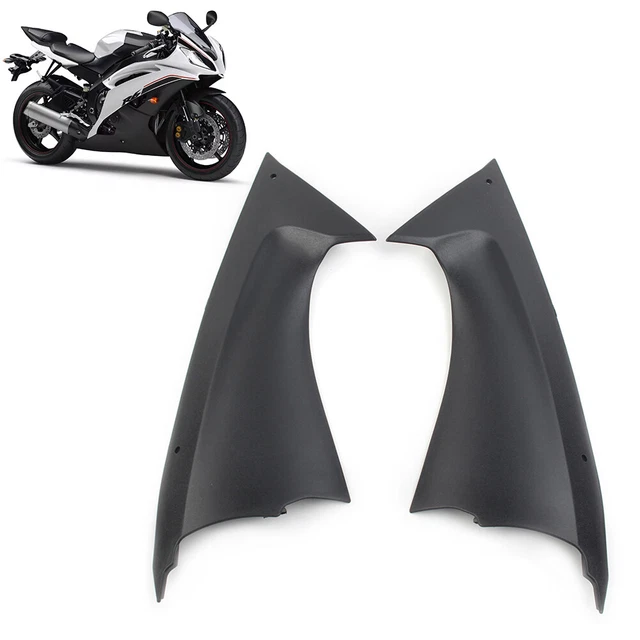Black Side Air Duct Cover Fairing Cowling Insert Part For Yamaha YZF R6 08-16