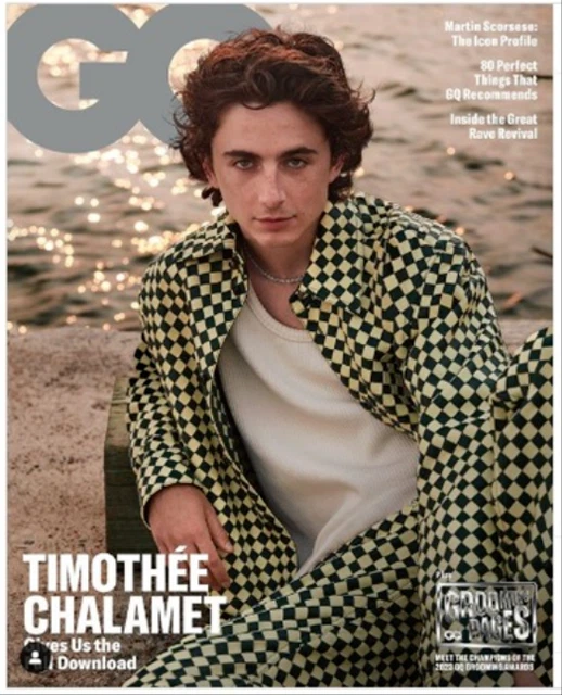 GQ NOVEMBER 2023 Timothee Chalamet, Martin Scorsese, Haily Bieber ...