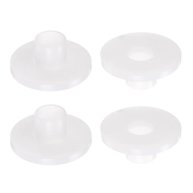 Boccole Flangiate In Nylon 12 Pezzi - 4.2mm Foro X 6mm OD X 3.8mm Lunghezza | Autolubrificanti, Nere - Foto 6