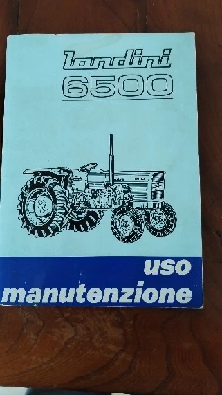 ORIGINALE !!! Libretto uso e manutenzione LANDINI 6500