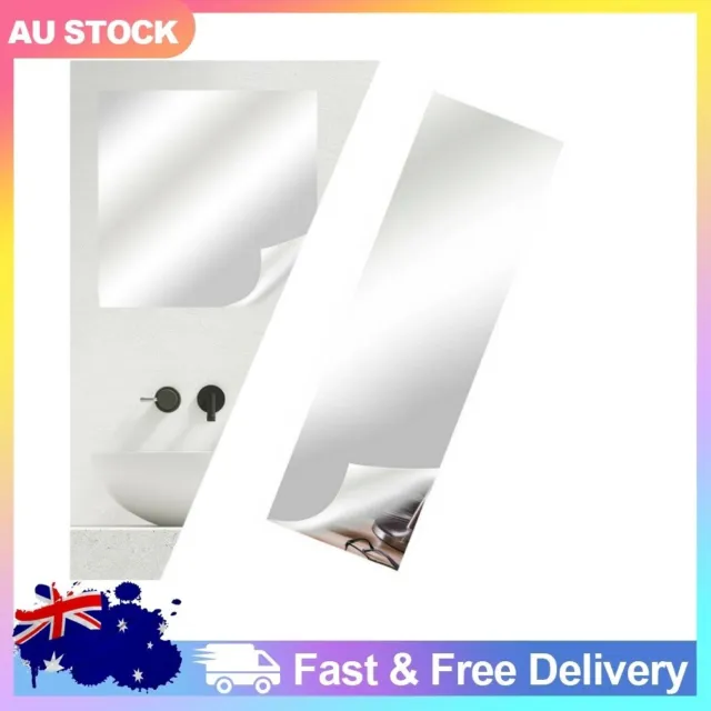 Self Adhesive Mirror Stickers Flexible Mirrors Sheets Cuttable DIY