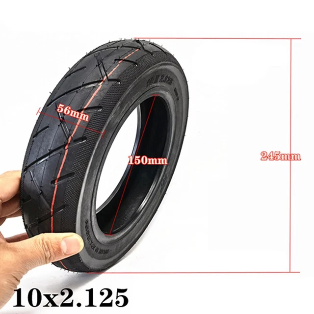 pièces 10x2.125 pneu intérieur pour 10 pouces F1 A8 Scooter électrique 2 roues