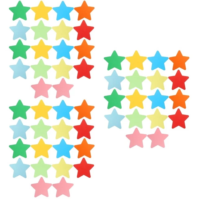 270 Hojas Pequeño Pentagrama Papel Cortado Niños Decorativos Recompensar