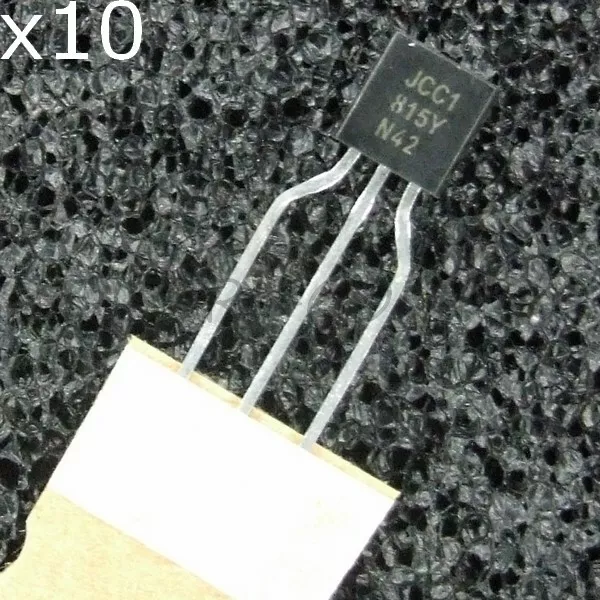 KSC1815Y Transistor BJT NPN 50V 150mA 120hFE TO-92 ONS RoHS (Lot de 10)