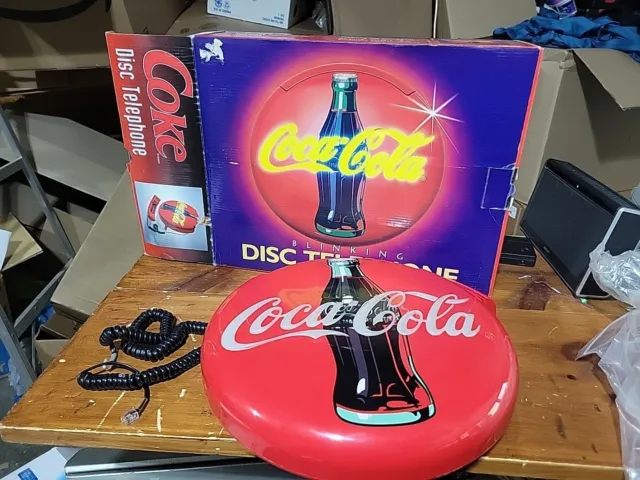 1998 Coca-Cola Telephone 12 Inches Tall Great Condition