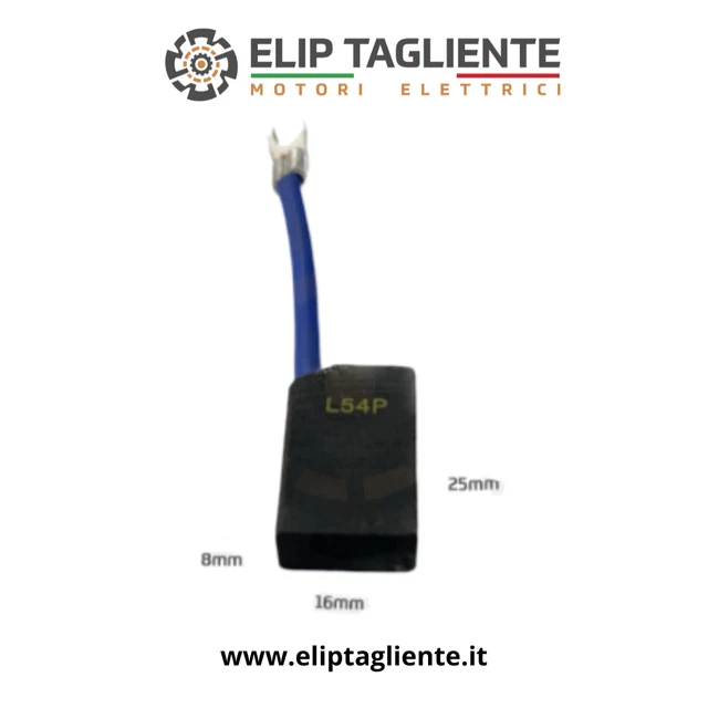 2 Spazzole Carboni 8x12x22 Mm Per Motori Elettrici DC 12V 24V - Kit Ricambio - Foto 4