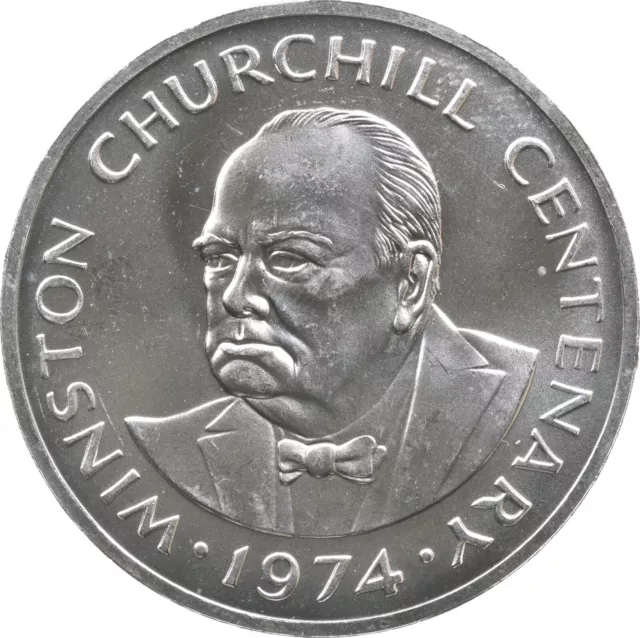 SILVER - HUGE - 1974 Turks And Caicos 20 Crowns - World Silver Coin *887