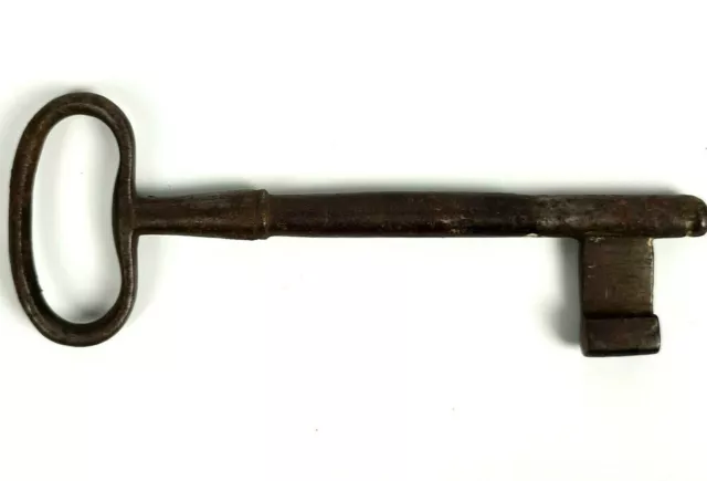 Antica Chiave In Ferro Forgiato Iron Key Xvii Secolo Italia Old Armadio Dispensa