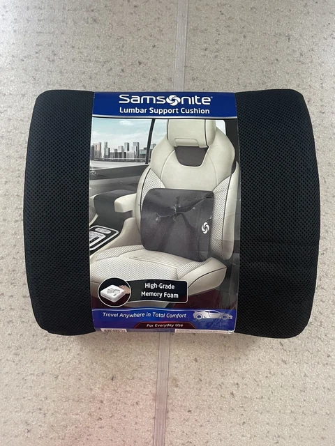Ergonomic Lumbar Support Memory Foam Pillow Low Comfort Office Chair & Car Seat