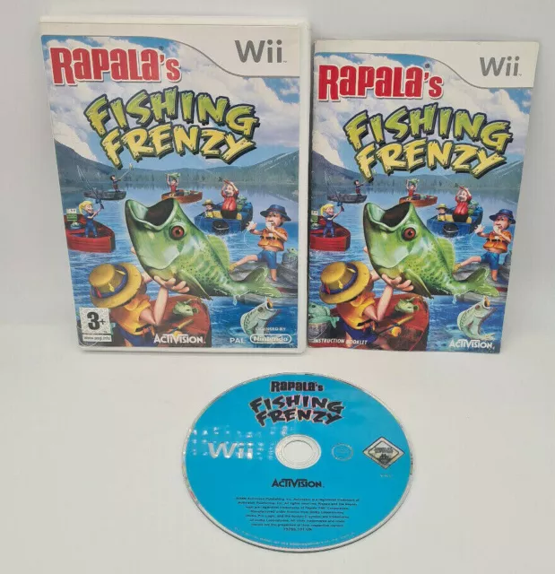 RAPALAS FISHING FRENZY Nintendo Wii Complete With Manual CIB TESTED £4.94 - PicClick  UK