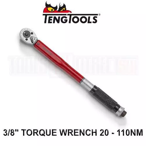 Teng Tools 20 - 110NM 3/8 " Inch Torque Wrench Drive 3892AG-E3