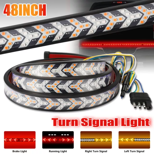 48"/60" 432-LED Truck Strip Tailgate Turn Signal Brake Tail Reverse Light Bar