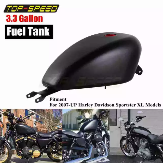 Sportster Tank 4.5 Gallon, with Pop-Up Tank Lid, for Harley-Davidson XL  07-20