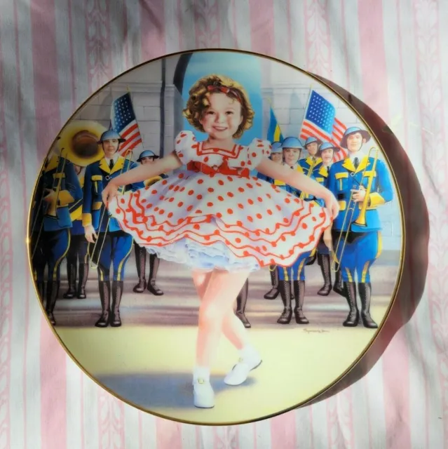 Vintage Shirley Temple "Stand Up and Cheer" Collector's Plate