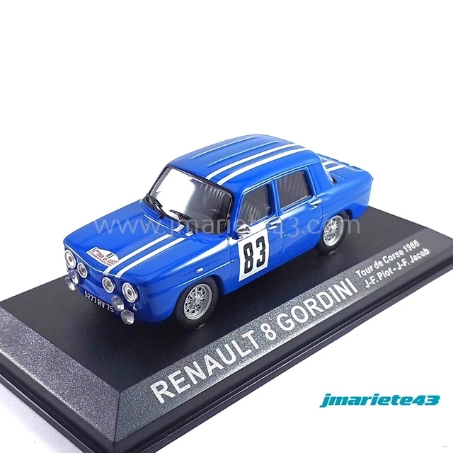Miniature Spark 1/43 Renault 8 Gordini - N°40 - Vainqueur Macau 1966 - Pilote Mauro