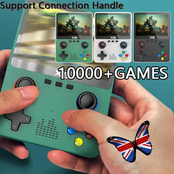 Mini Retro Handheld Video Game Console 3.5" Built in Classic Games Kids Gifts UK