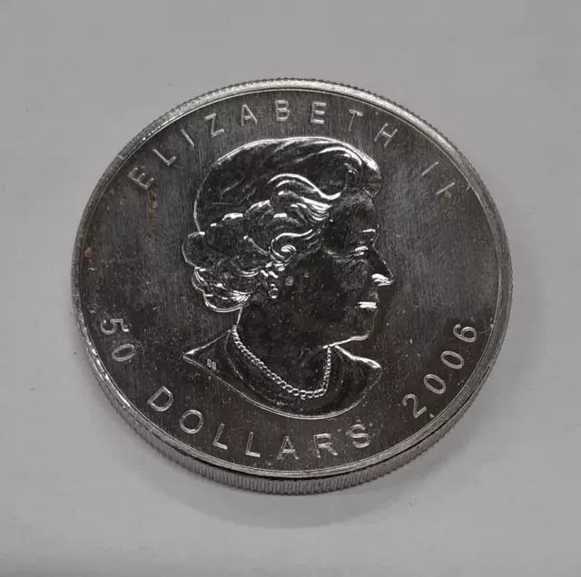 2006 Canada 50 Dollars 1 Troy Oz .9995 Fine Palladium Coin - Imperfect