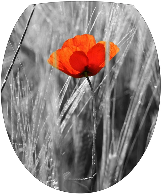 Stickers WC Ciel Tournesol - Stickers autocollant abattant WC 35x42 cm