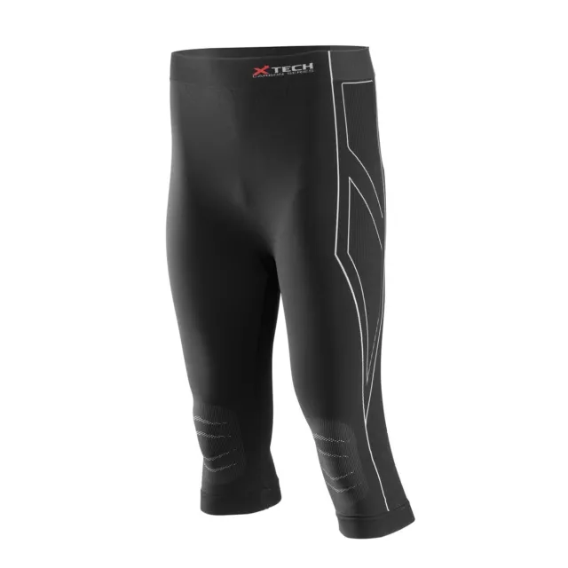 Calzamaglia Pantalone Termico X-TECH Panta RACE3 3/4 Corto Ciclismo Running Moto