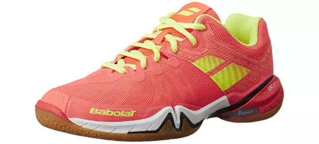 Babolat Shadow Tour Women's Badminton Shoes Indoor Squash Pink NWT 31S1702217