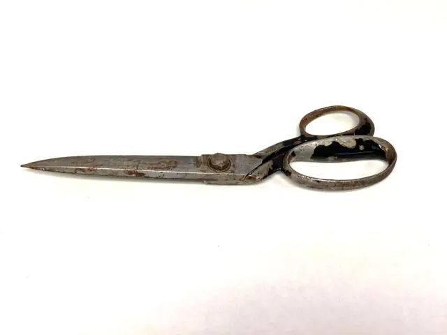 Vintage Wiss Inlaid No 20 forged steel 10 industrial heavy duty scissors  USA