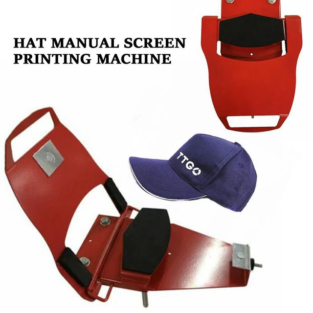 HAT CHAMP ALL Screen Printing Press With Std interchangeable Platen 6x3