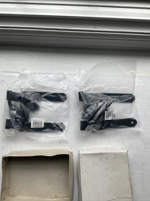 2PAIR BLACK BLIND SHUTTER HINGES 1-1/16” offset 96523