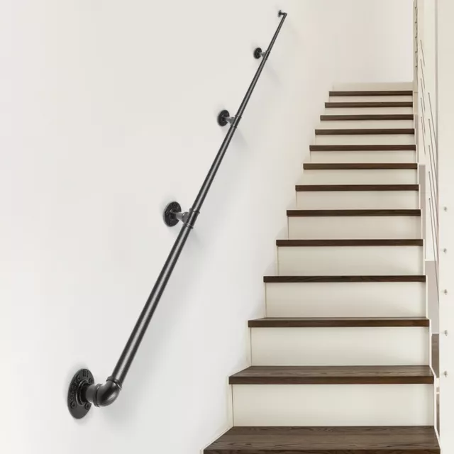 Main courante escalier en acier inoxydable rampe barre appui rambarde 150  cm ECD GERMANY 390002416 Pas Cher 