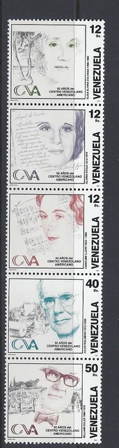 VENEZUELA 1991 CULTURAL CENTER ACTORS (Sc 1446) VF MNH