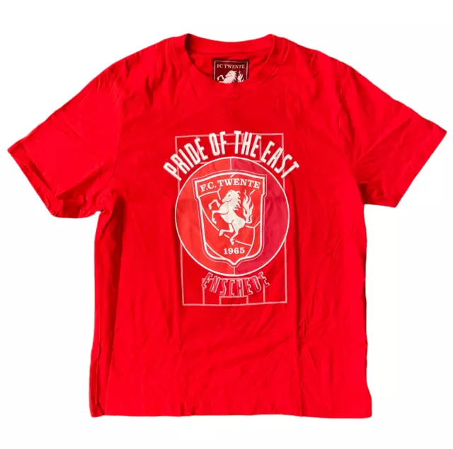 FC Twente Football T-Shirt (Size M) Men's Source Lab Club Graphic Top - New