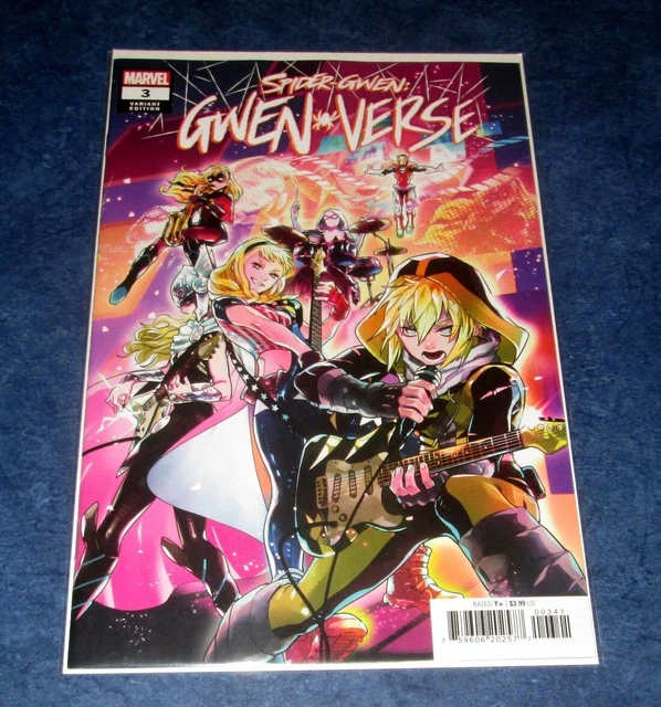 SPIDER-GWEN GWENVERSE #3 1:25 Nao Fuji variant 1st print MARVEL 2022 1st app CAP