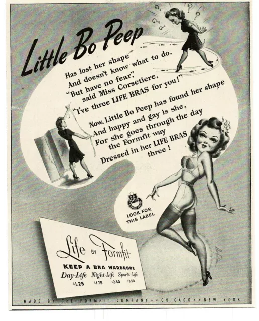 1948 FORMFIT CREATIONS Life Bra Woman Underwear Bra Form Vintage