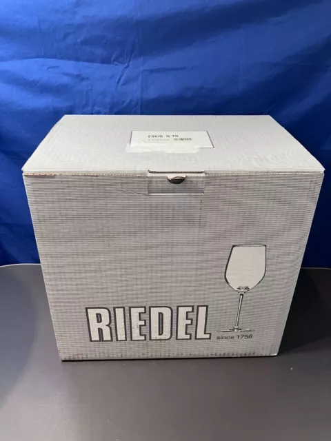 Riedel Crystal Set 6 Water glass 230/0 Calici acqua NEW IN BOX