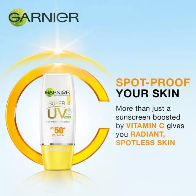 1 x Garnier Skin Naturals Bright Protector solar completo UV mate SPF 50...