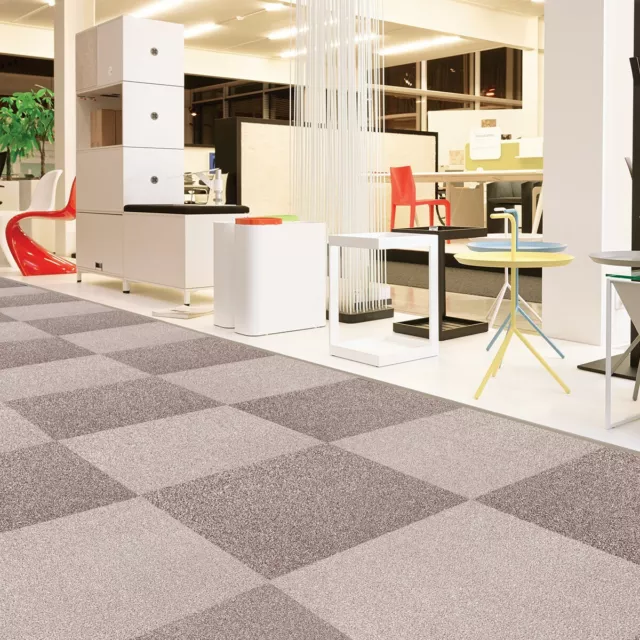 Carreaux de moquette Intrigo 50 x 50 cm revêtements de sol autoportants velours (19,60 €/1 m2) 2