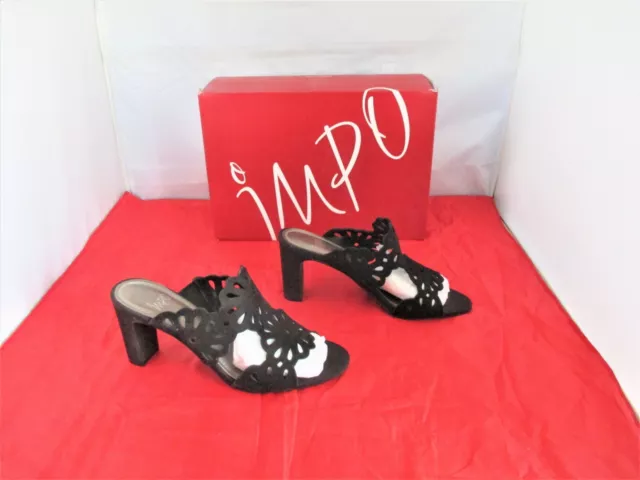 Impo Vliss Cutout Slide Sandals $69  -  US Size 7  -  Black  -  #092
